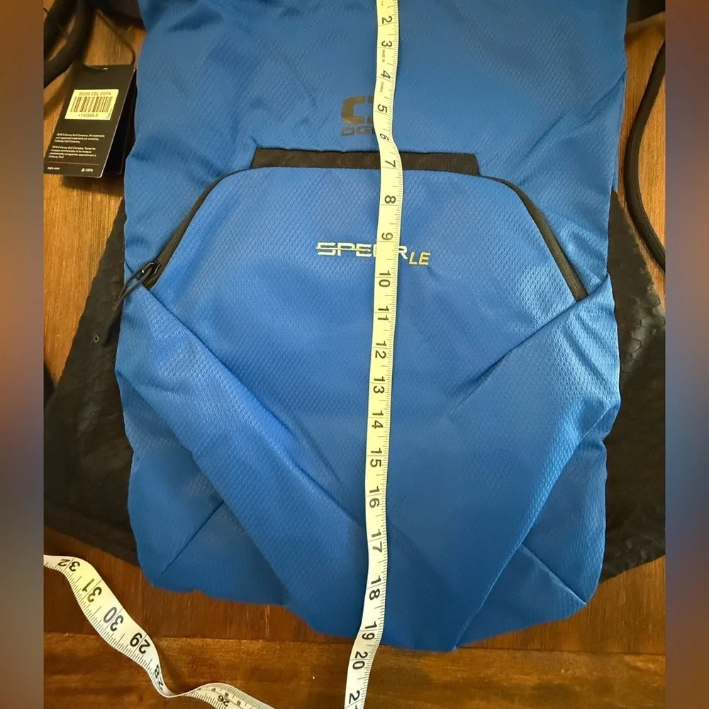 OGIO Speerle Blue and Black NEW WITH TAGS Backpack Cinch Lightweight Hiking Golf